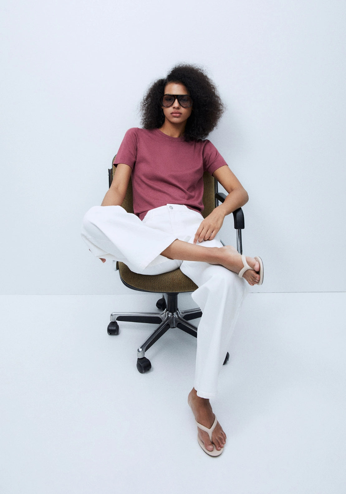 Knitted Sweater - Pink