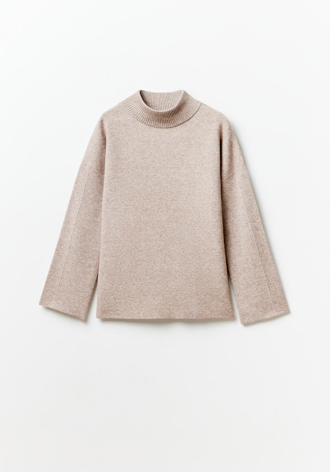 Sfera High-neck sweater set - Natural Mink 7 Shaws Department Stores