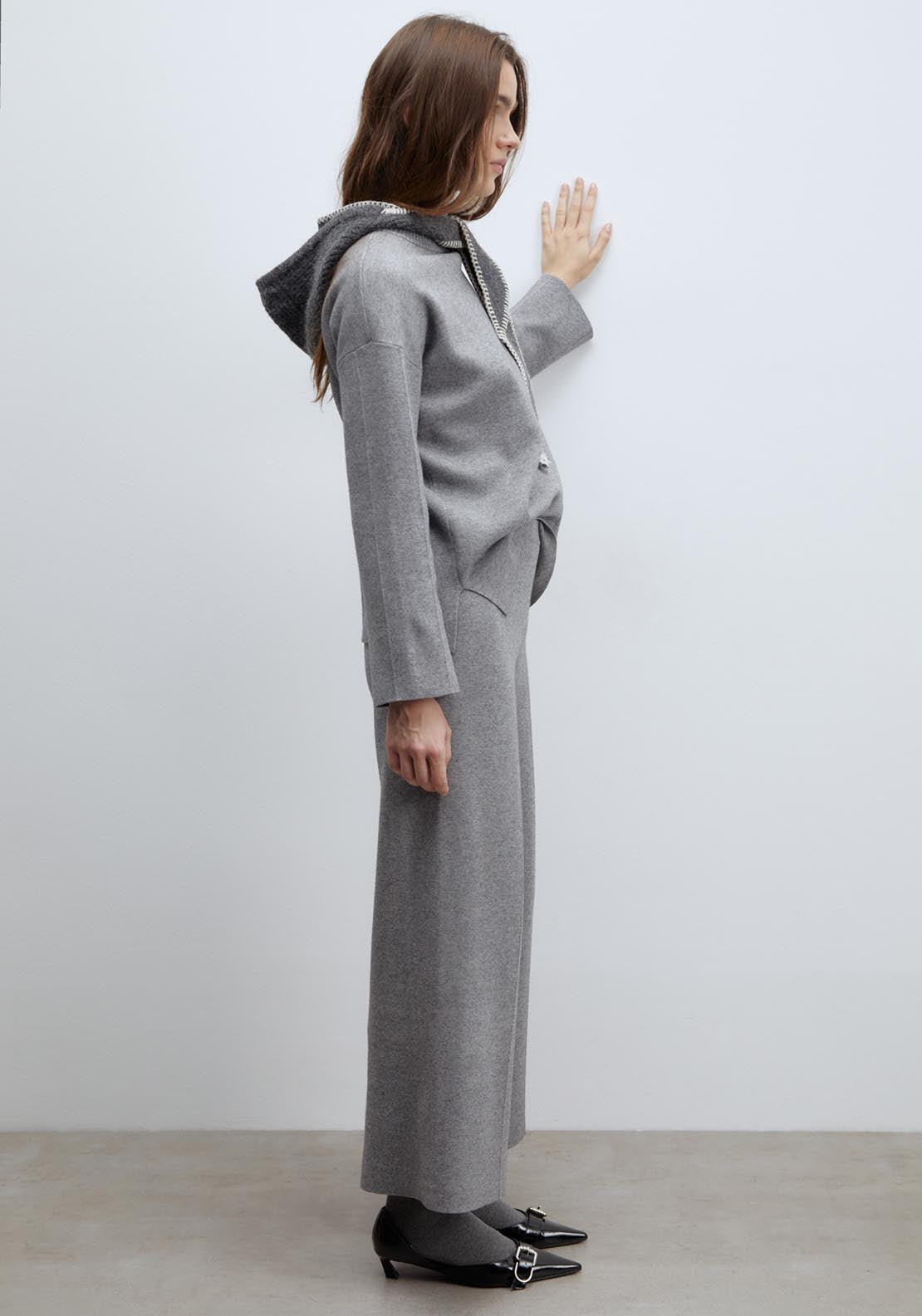 Sfera High-neck sweater set - Grise Medium Mel 3 Shaws Department Stores
