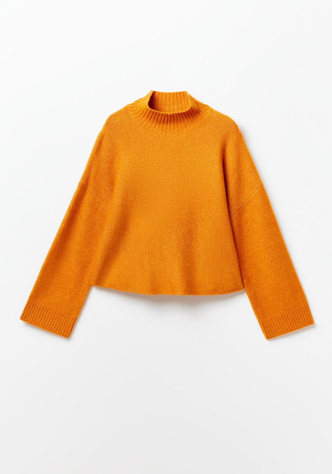 Sfera High-neck sweater - Medium Orange 7 Shaws Department Stores