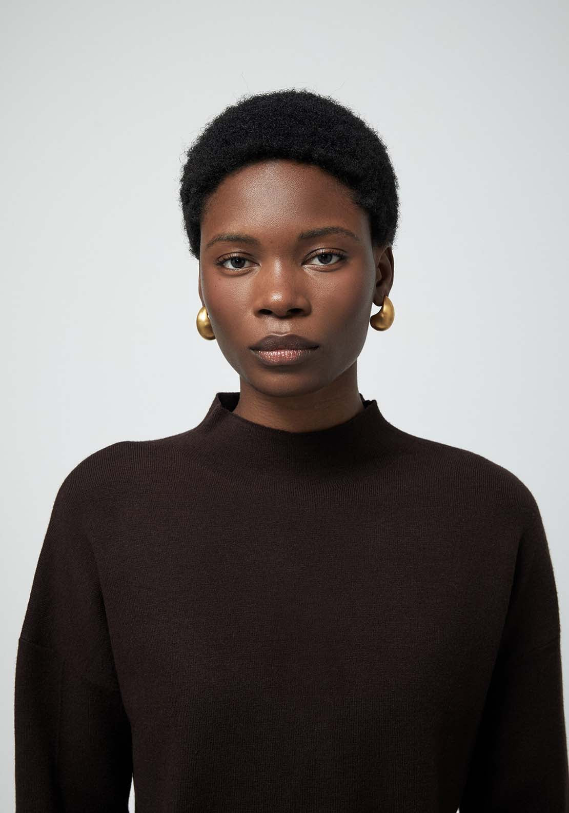 Perkins Neck Sweater - Brown