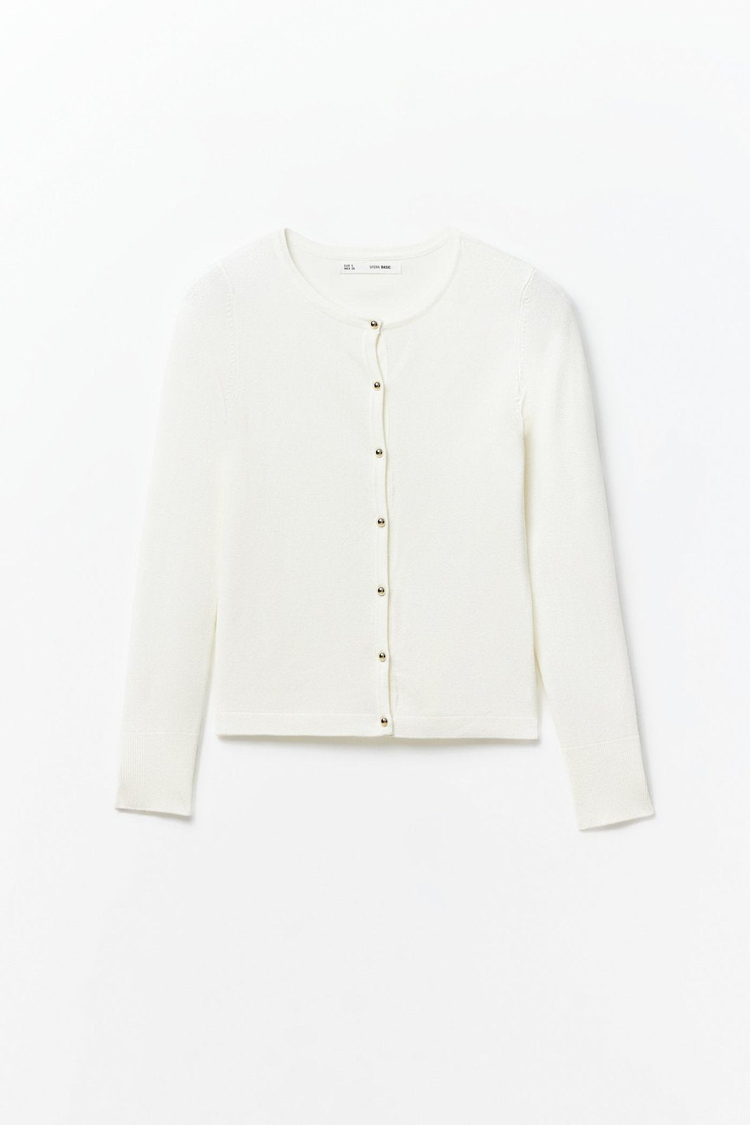 Sfera Plain cardigan - White 7 Shaws Department Stores