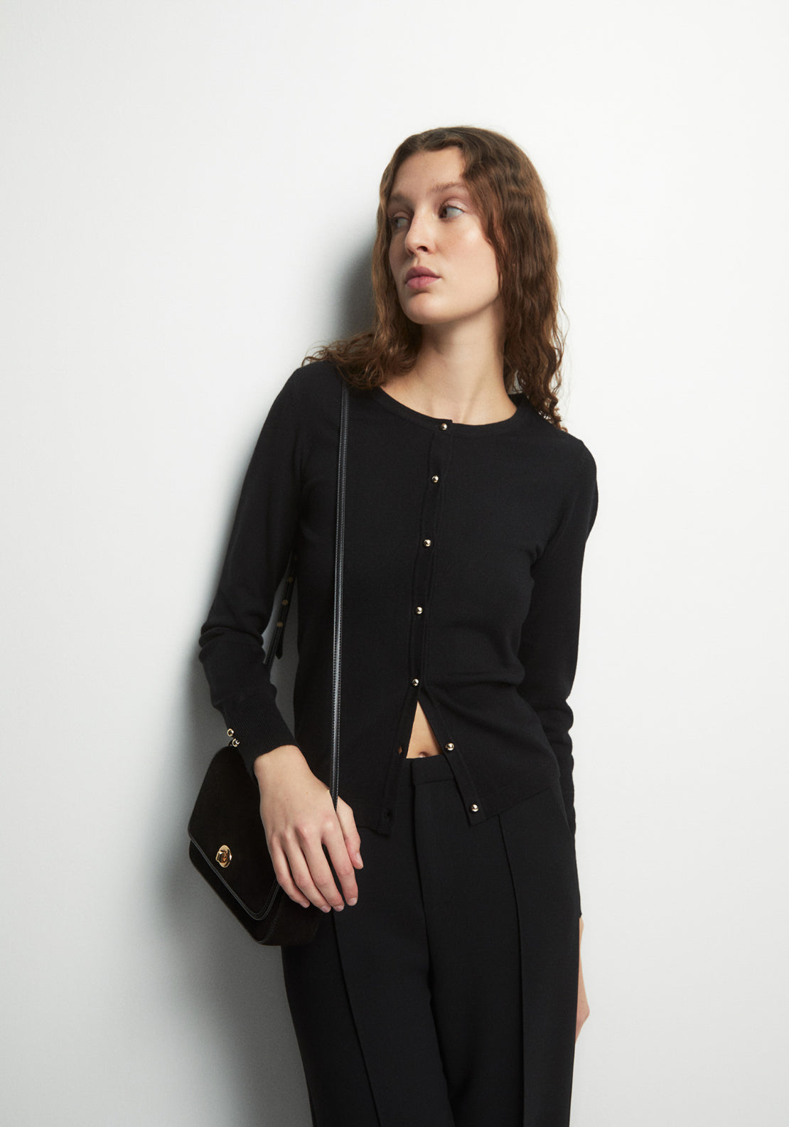 Knit Cardigan - Black