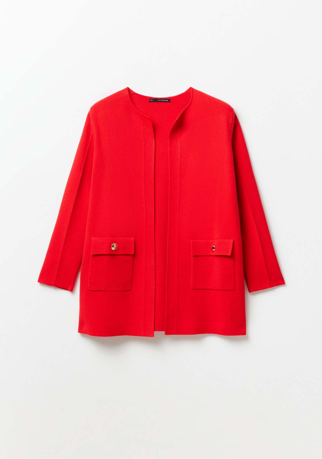 Sfera Patch pockets jacket - Red 7 Shaws Department Stores