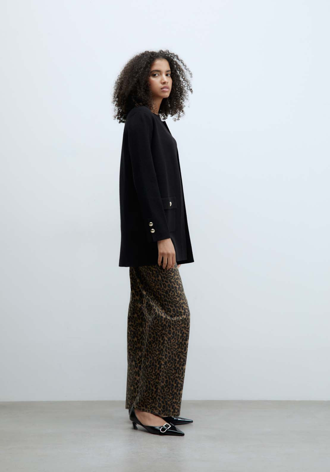 Sfera Patch pockets jacket - Black 3 Shaws Department Stores