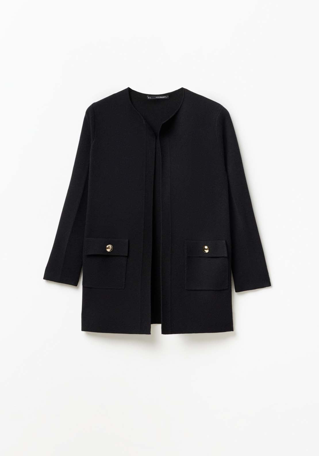 Sfera Patch pockets jacket - Black 7 Shaws Department Stores