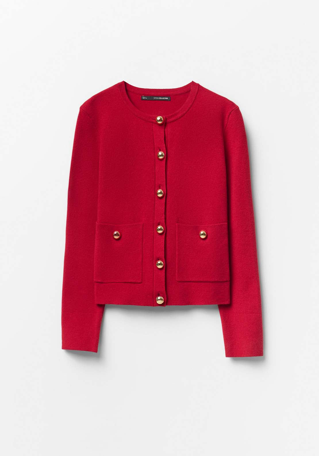 Short Cardigan - Red