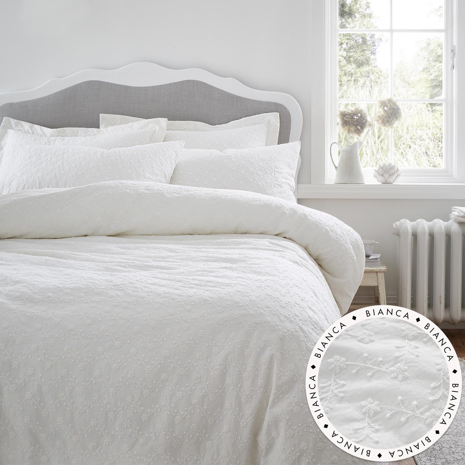 The Home Luxury Collection Floral French Knot Duvet Cover 1 Shaws Department Stores