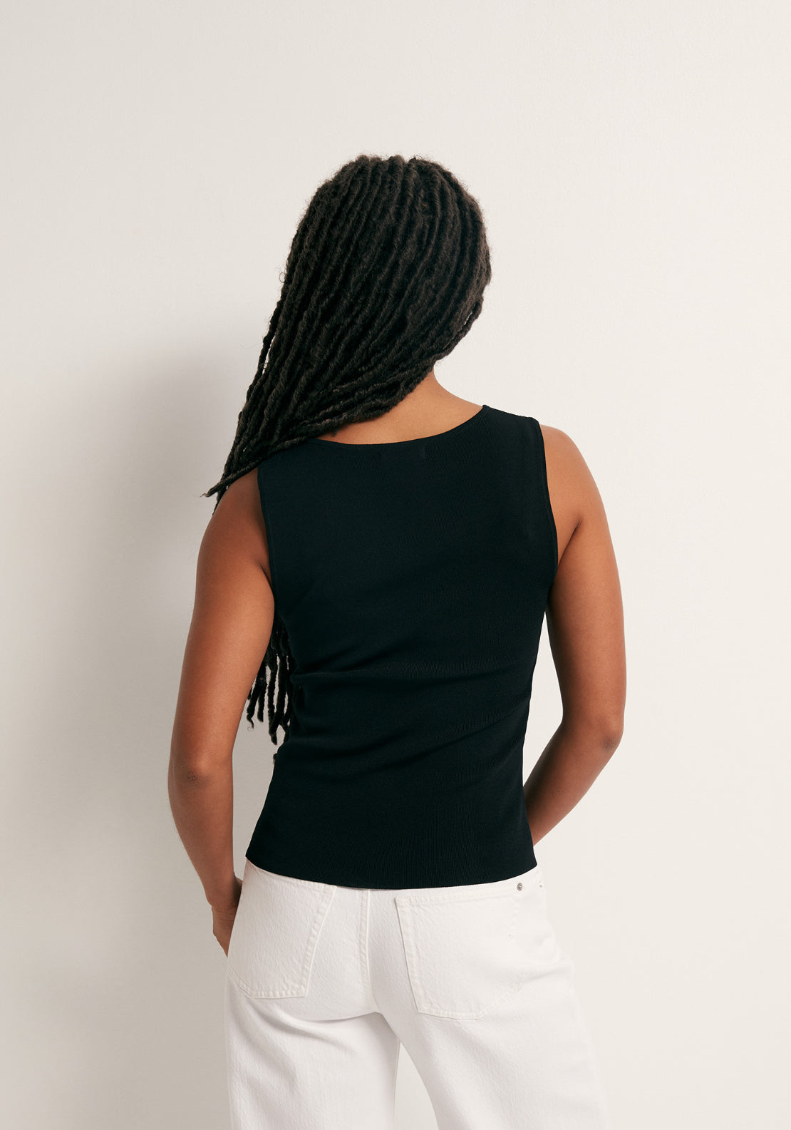 Metallic Hardware Top - Black