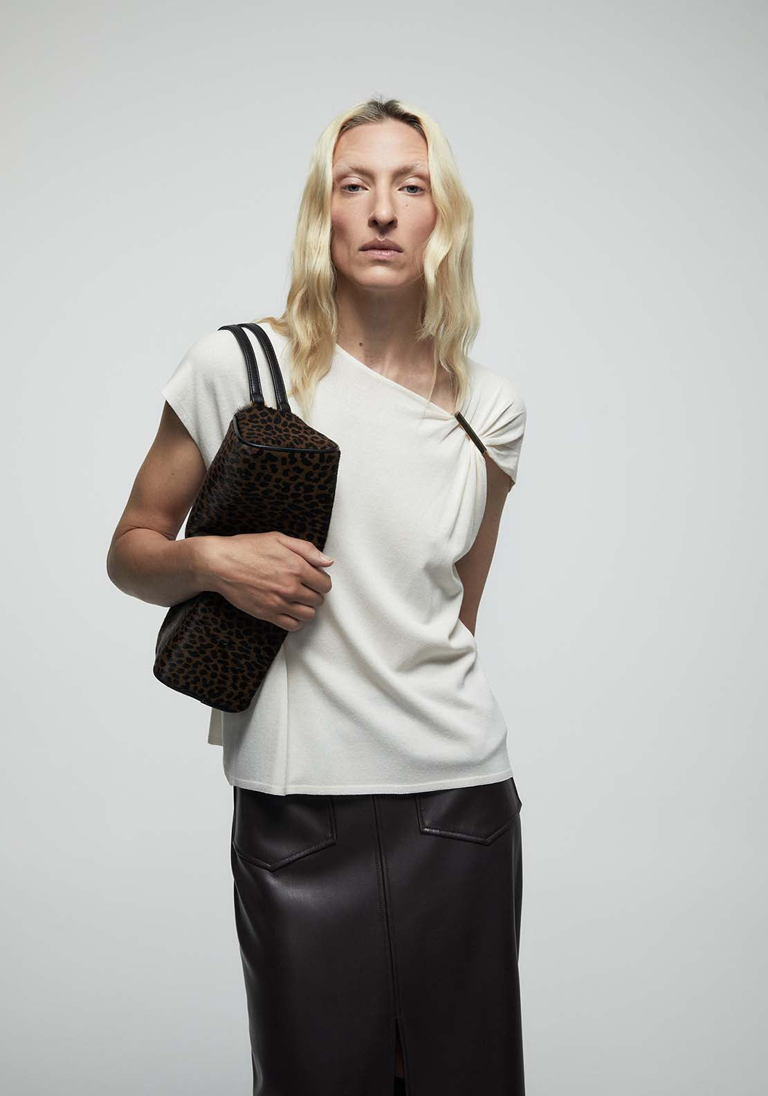 Shoulder Detail Top - Cream