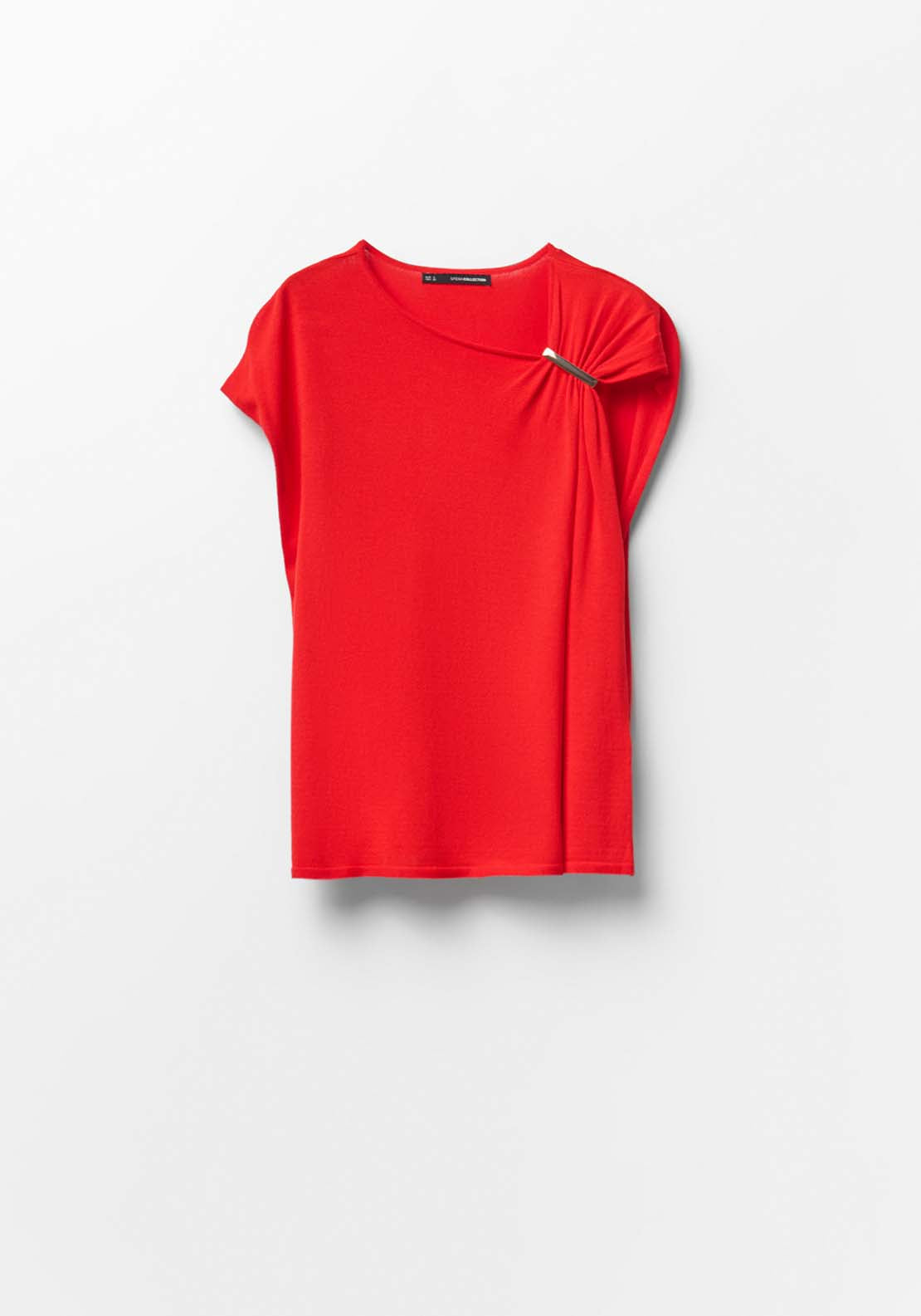 Shoulder Detail Top - Red