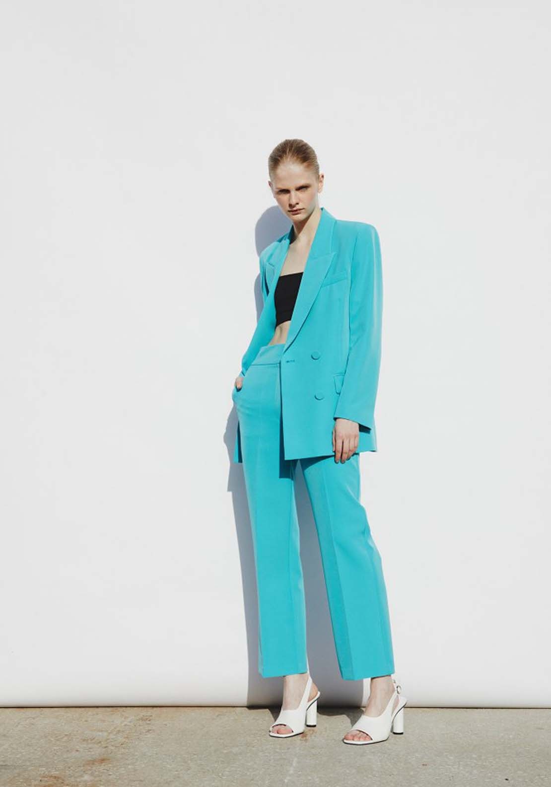 Sfera Double Breasted Blazer 1 Shaws Department Stores