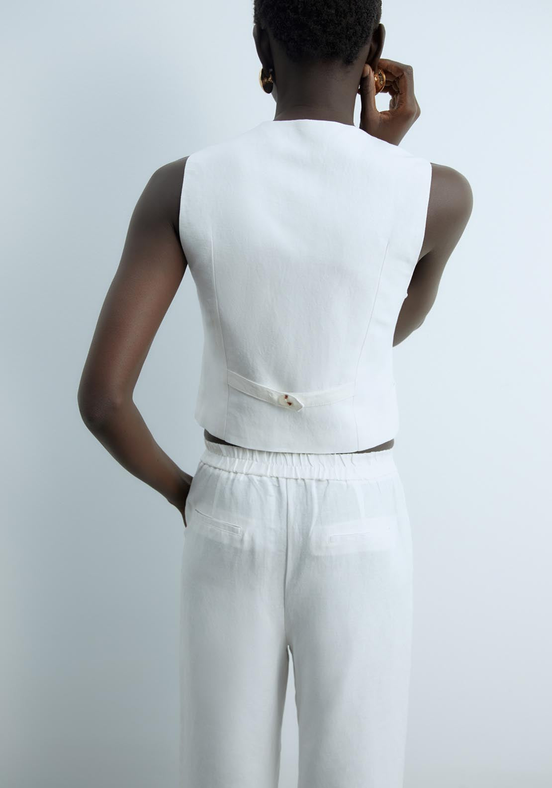 Sfera Plain Waistcoats - Beige 2 Shaws Department Stores