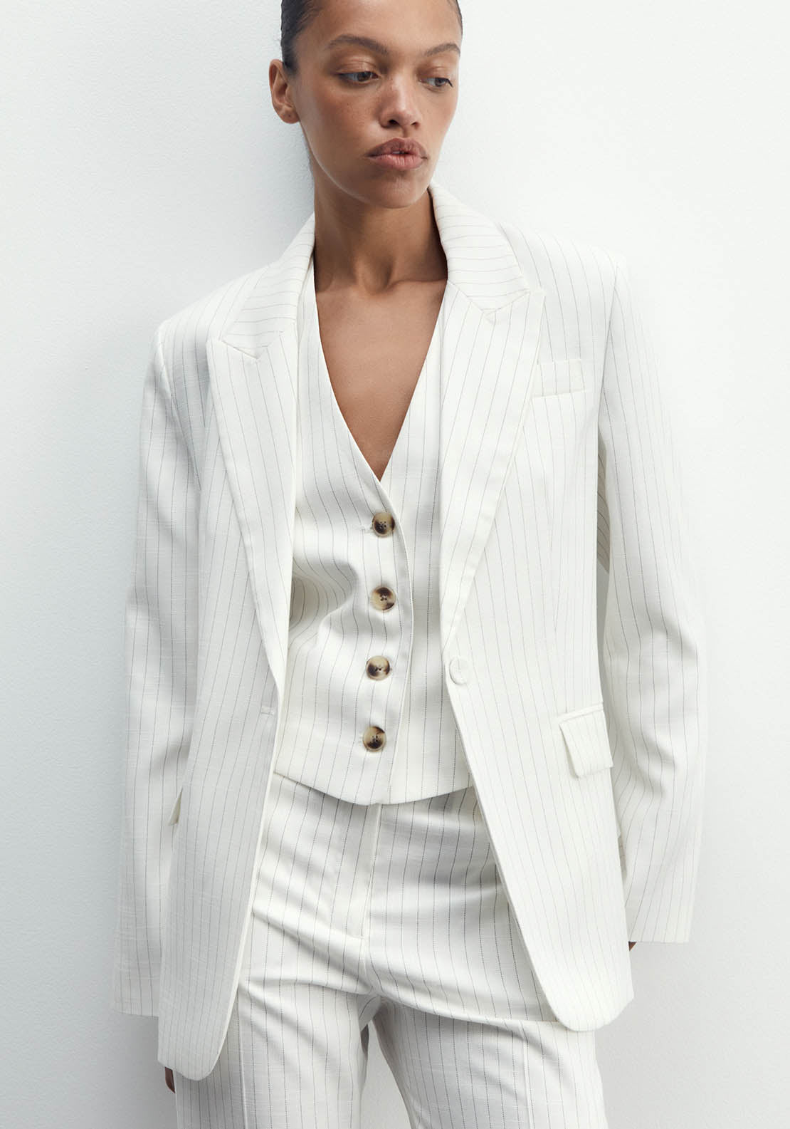 Sfera Stripes Jacket - Black 2 Shaws Department Stores