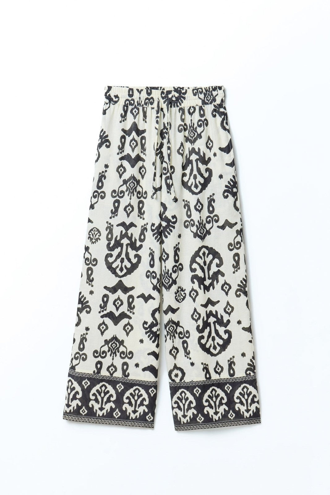 Sfera Printed trousers - Print Black 7 Shaws Department Stores