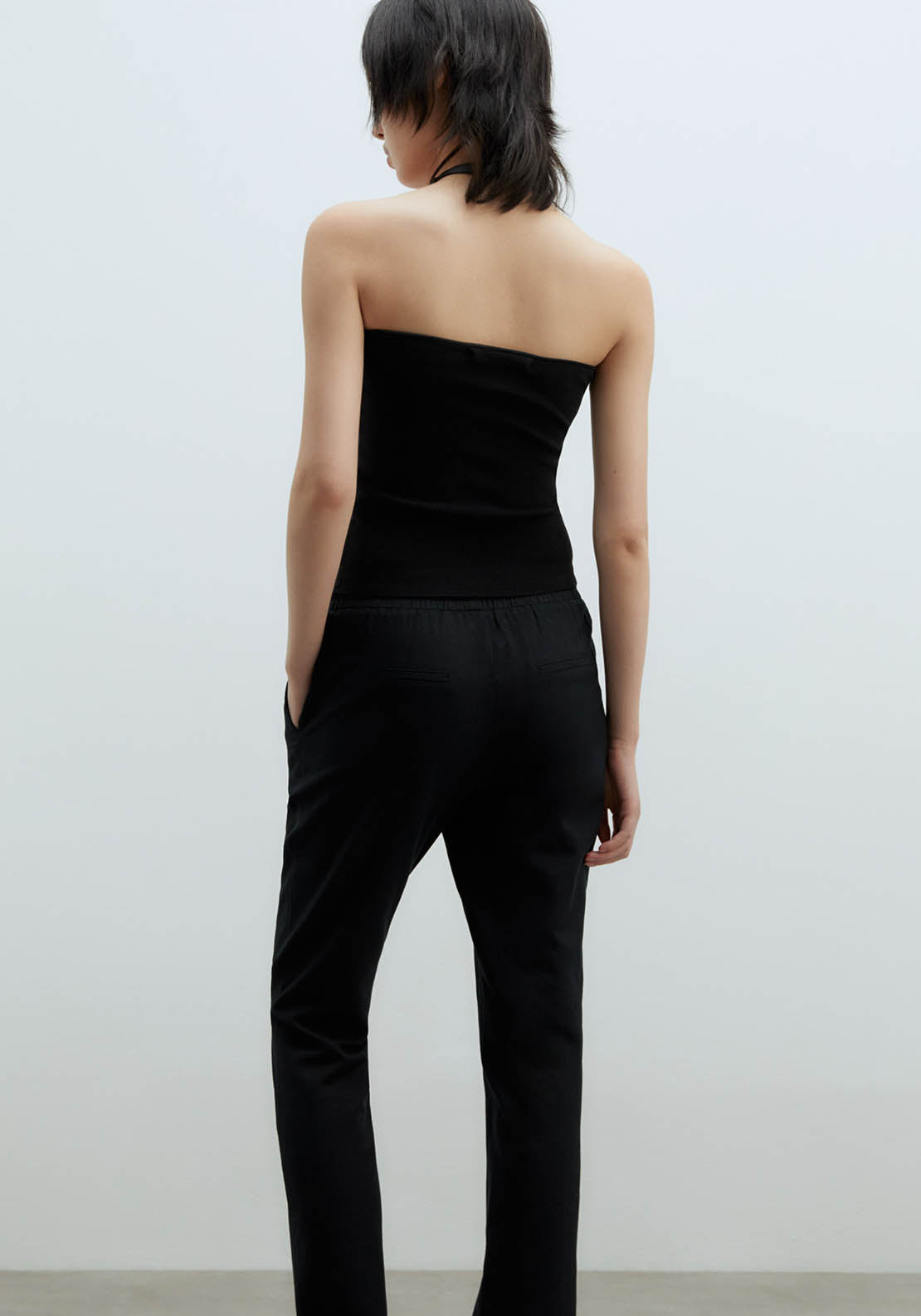 Sfera Loose-Fit Linen Trousers - Black 5 Shaws Department Stores
