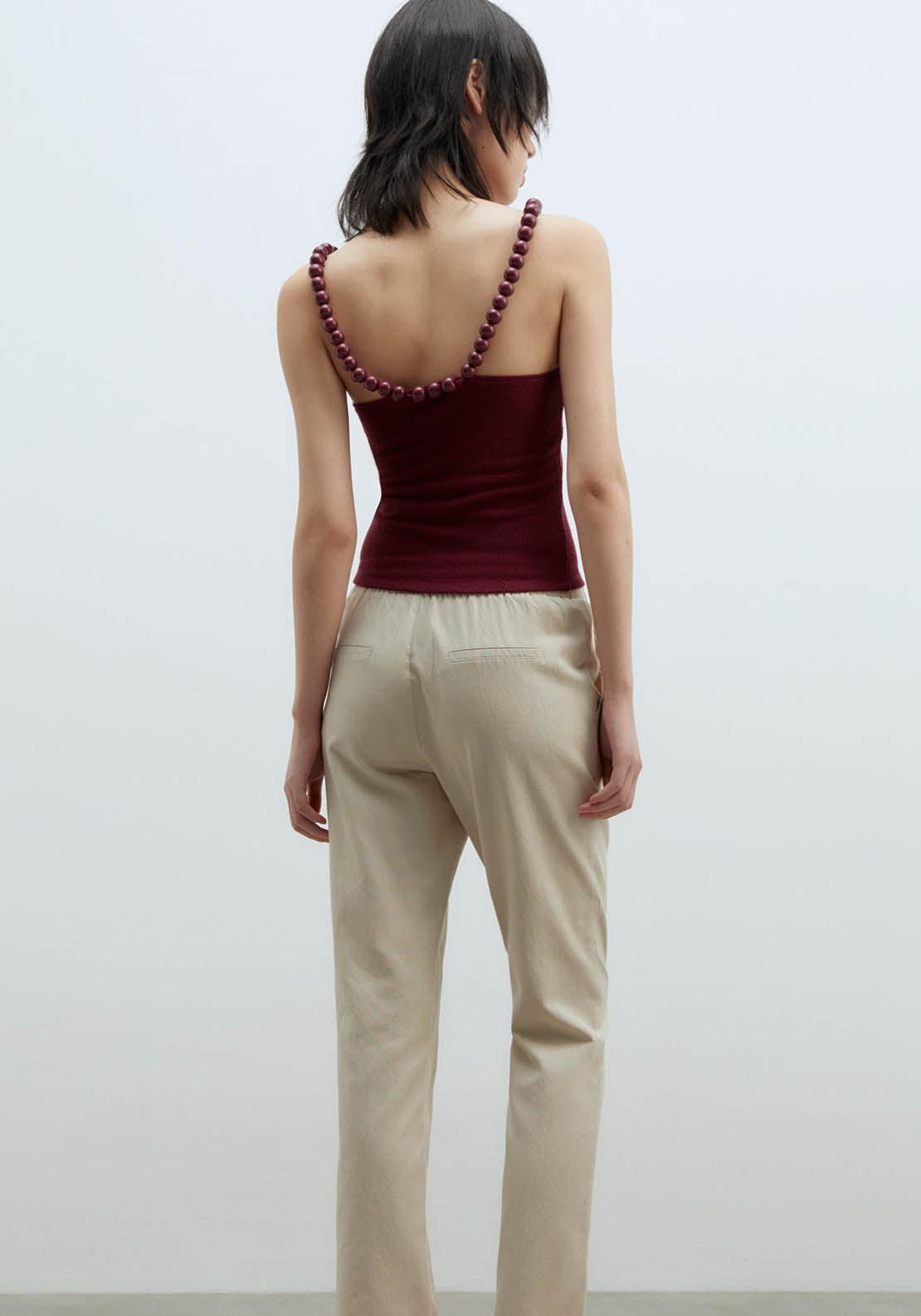 Sfera Loose-Fit Linen Trousers - Grey 5 Shaws Department Stores
