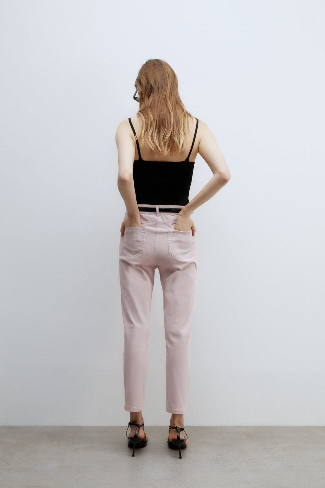 Sfera Twill capri trousers - Pink Light 5 Shaws Department Stores