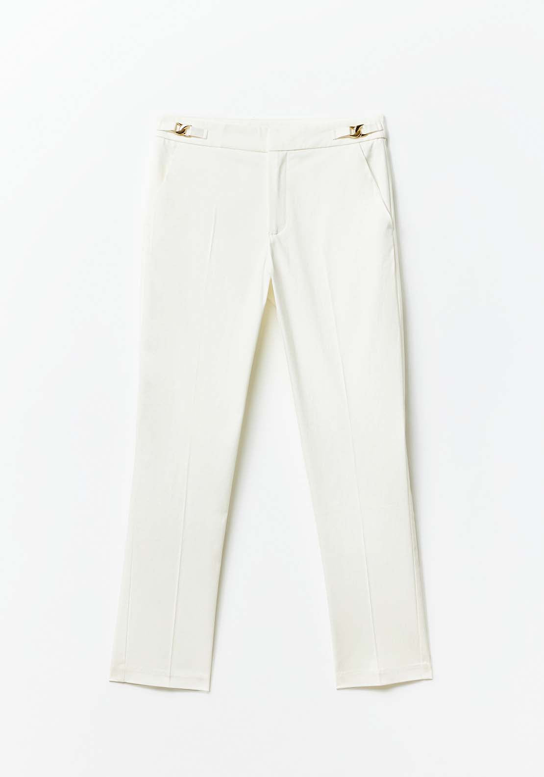Sfera Capri trousers - White 7 Shaws Department Stores