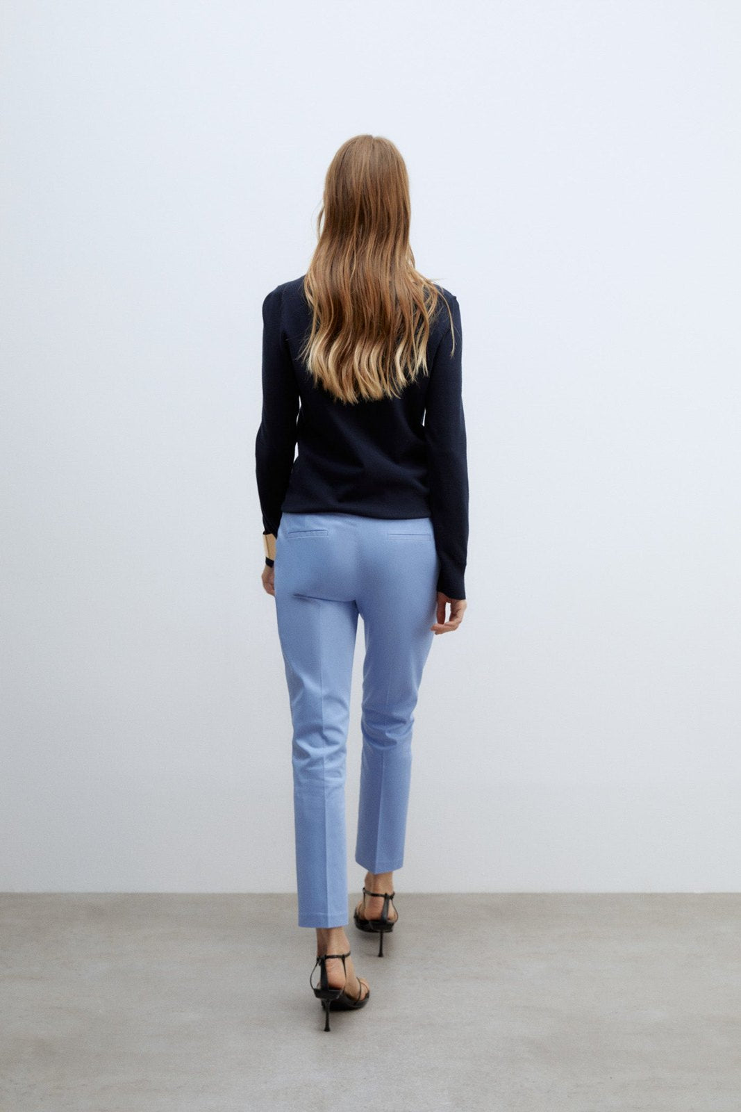 Sfera Capri trousers - Blue Light 7 Shaws Department Stores