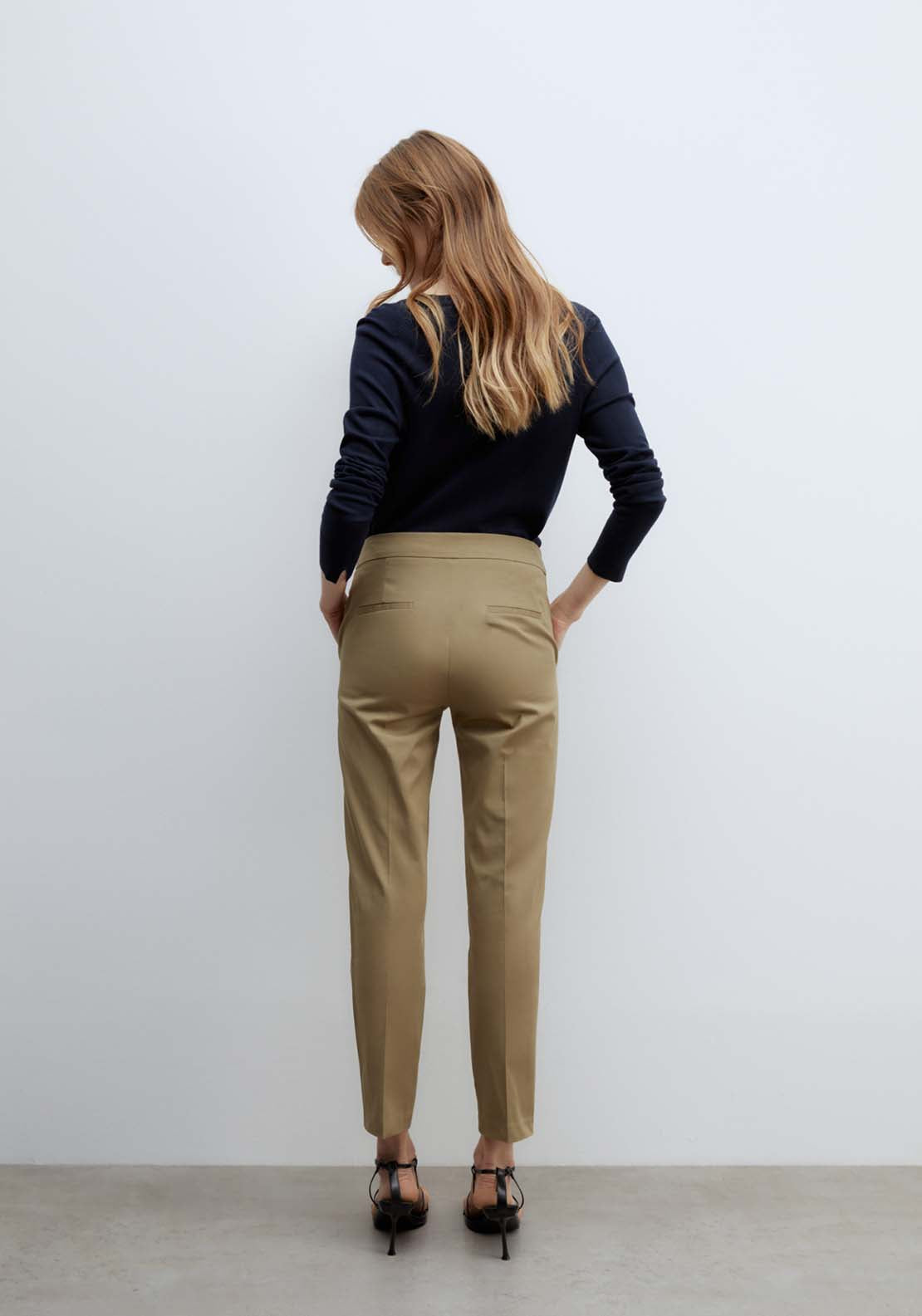 Sfera Capri trousers - Khaki 4 Shaws Department Stores