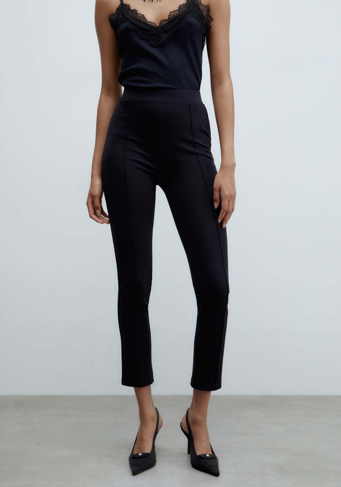 Sfera Ponte Di Roma Leggings - Navy 1 Shaws Department Stores