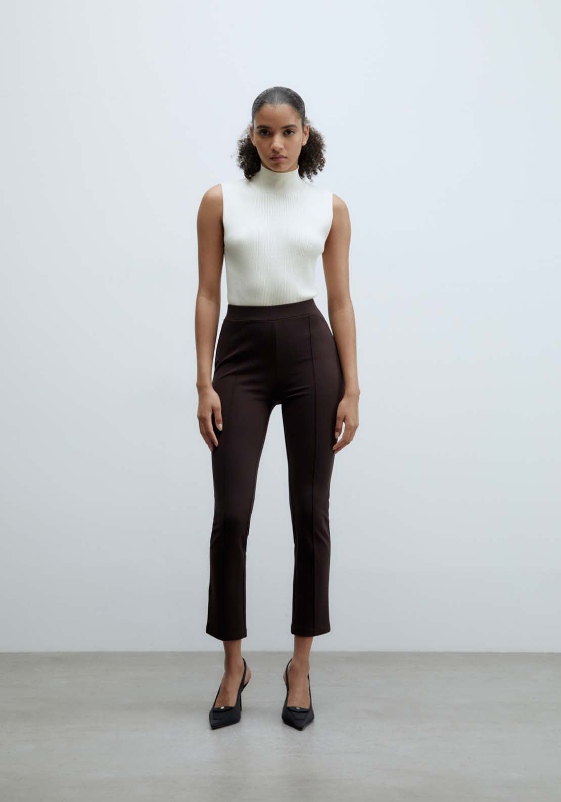 Sfera Ponte di roma leggings - Chocolate 2 Shaws Department Stores