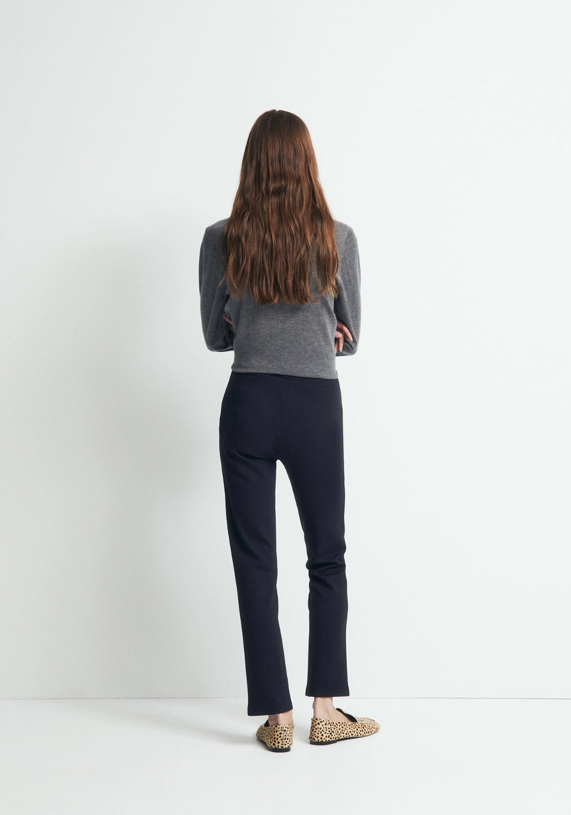 Straight Ponte Leggings - Blue