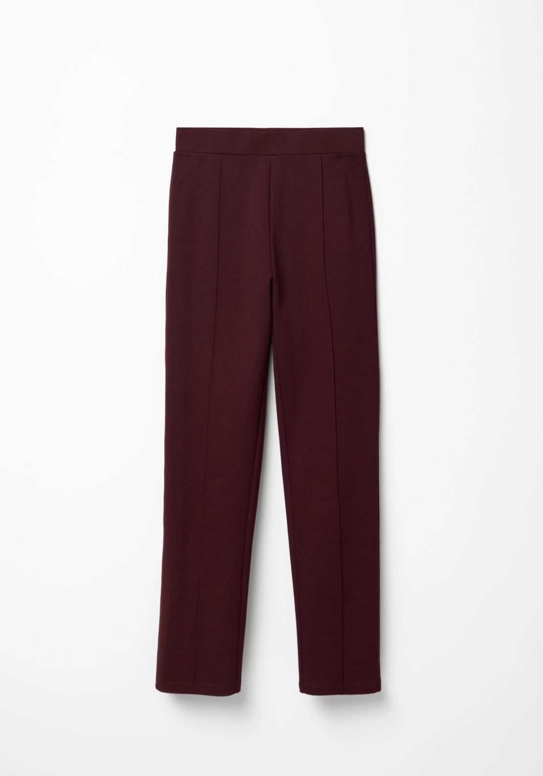 Straight Ponte Leggings - Red