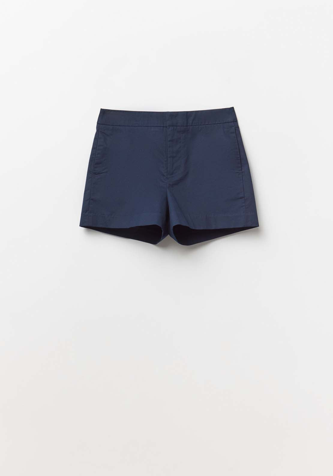 Plain Basic Shorts - Blue