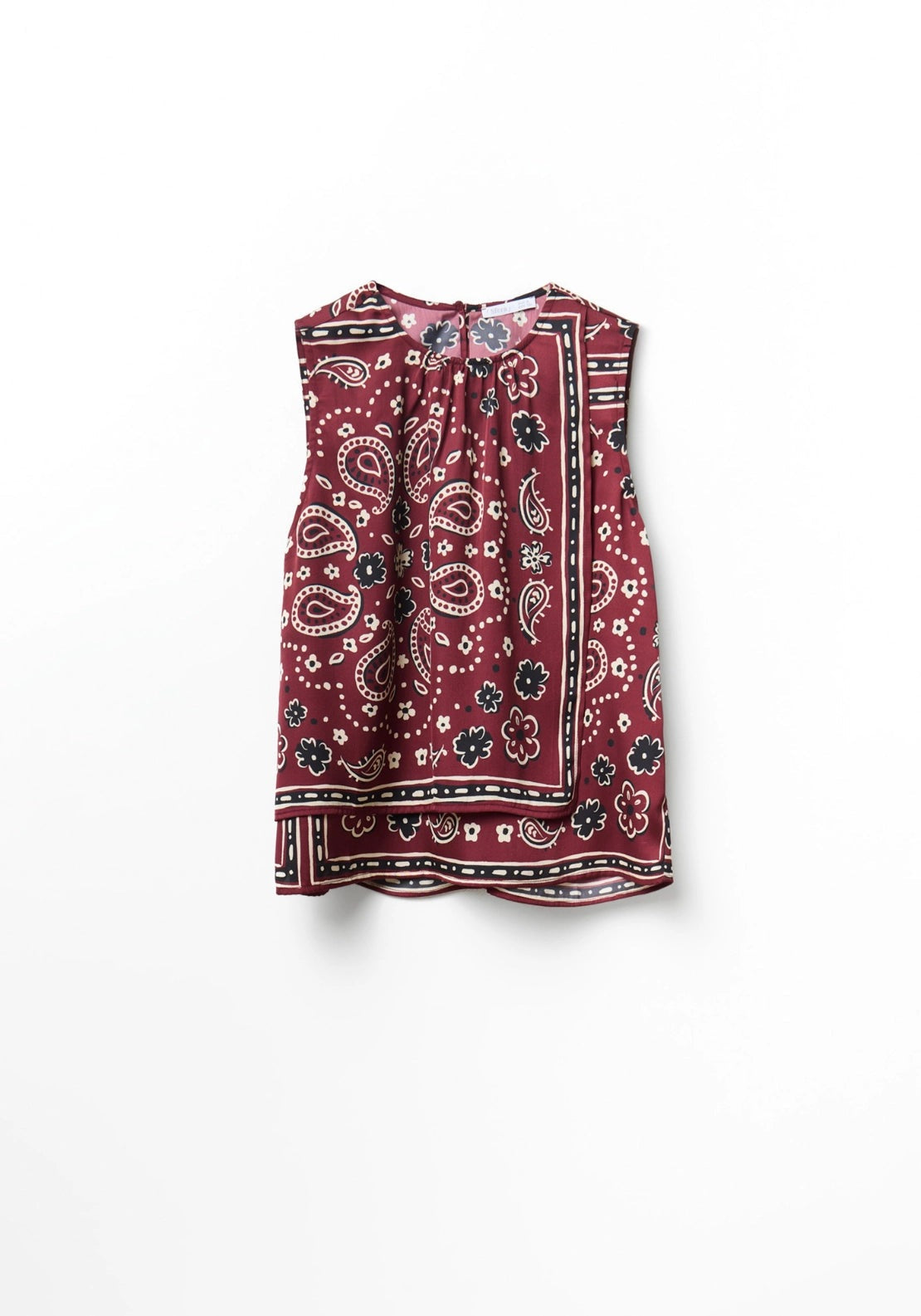 Scarf Top - Red