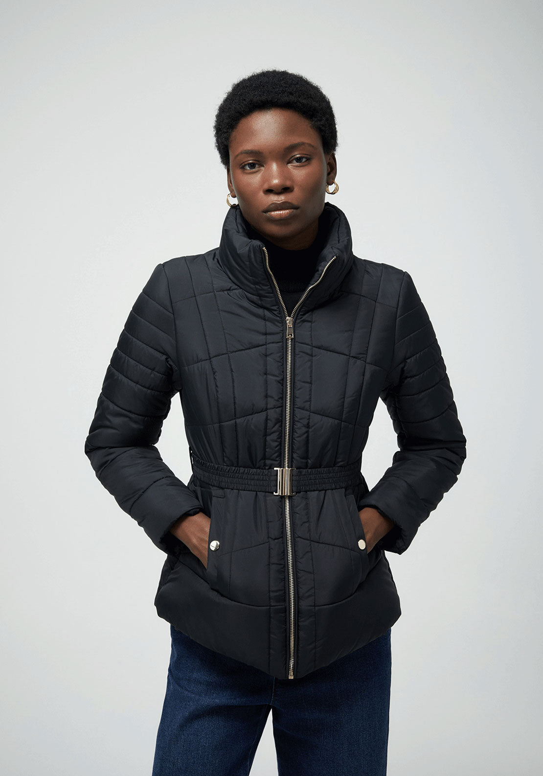 Short Parka - Black