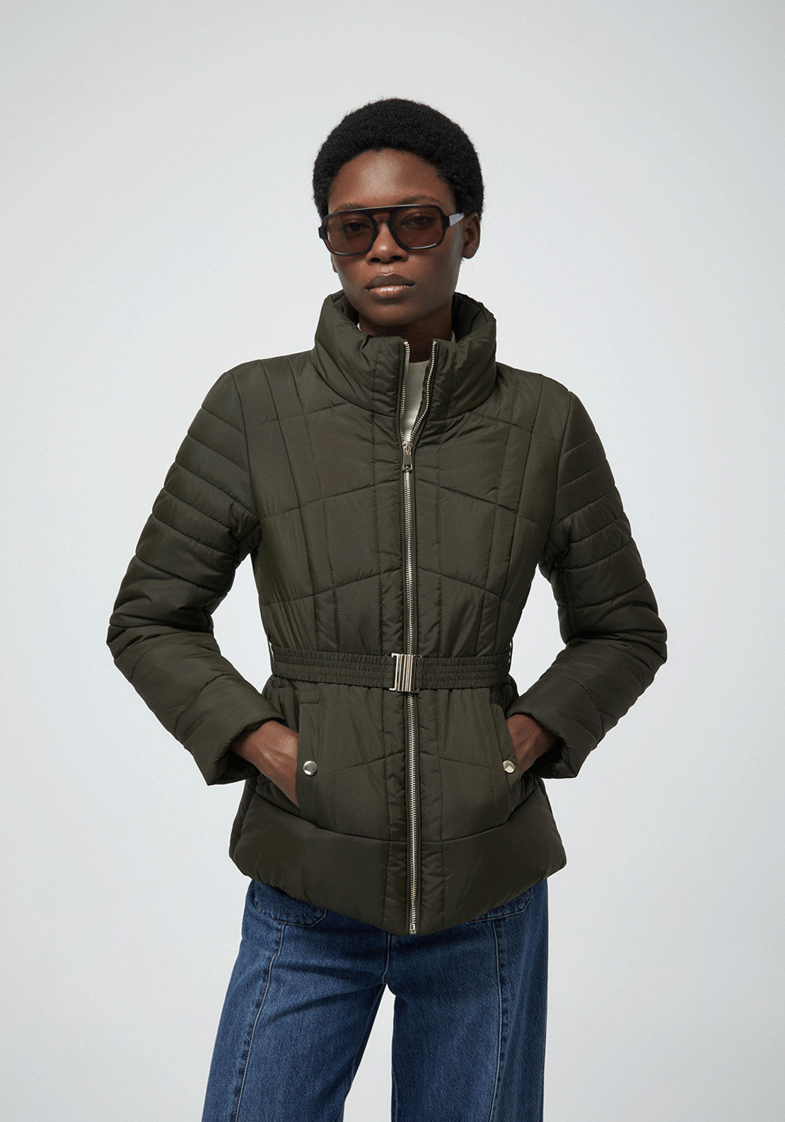 Short Parka - Beige