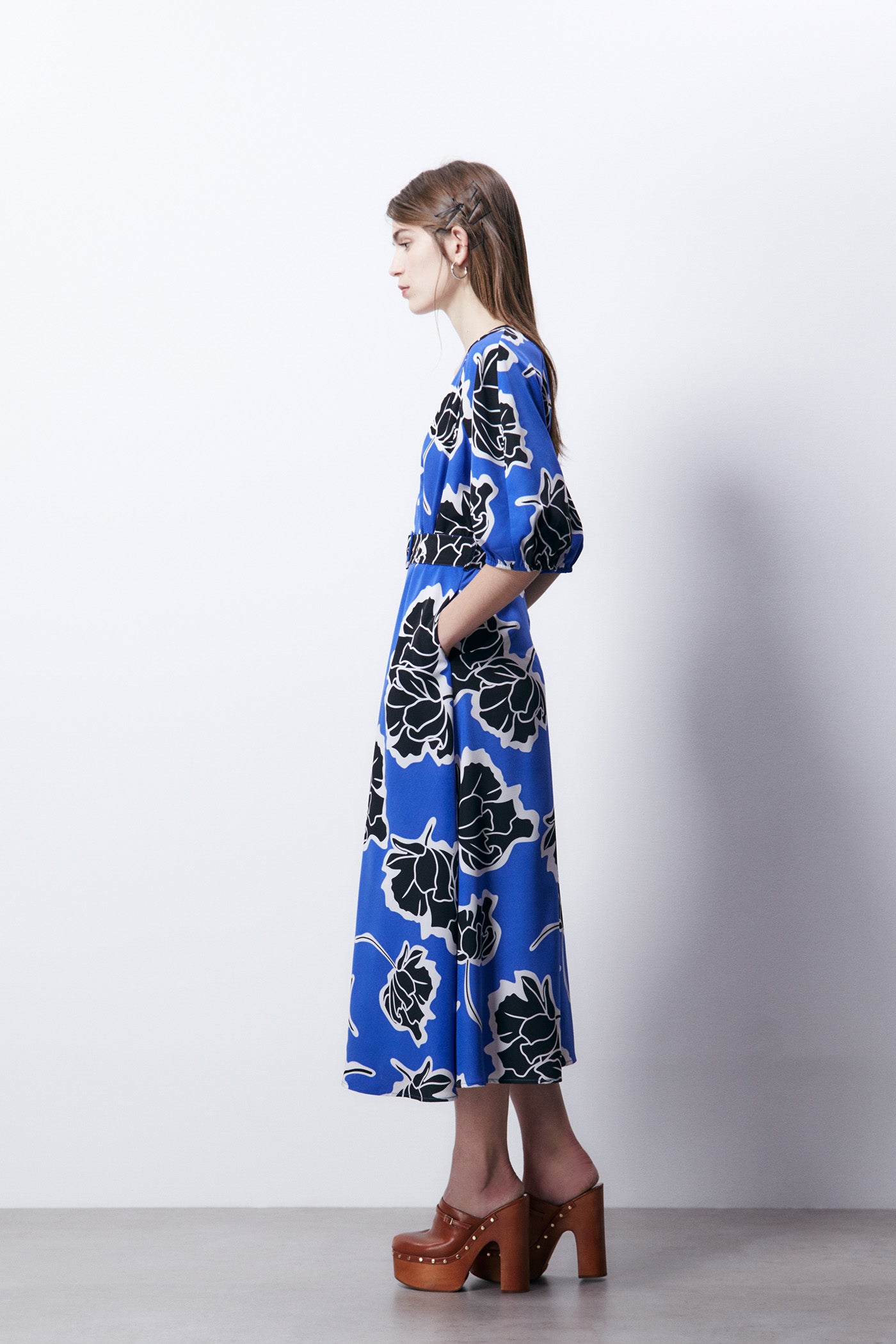 Sfera Belted midi dress 3 Shaws Department Stores
