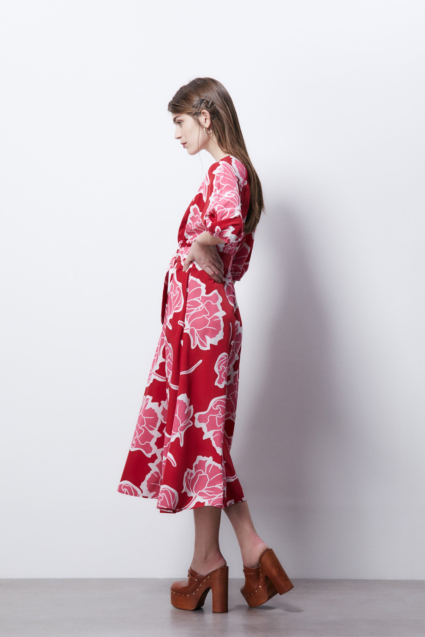 Sfera Belted midi dress 3 Shaws Department Stores