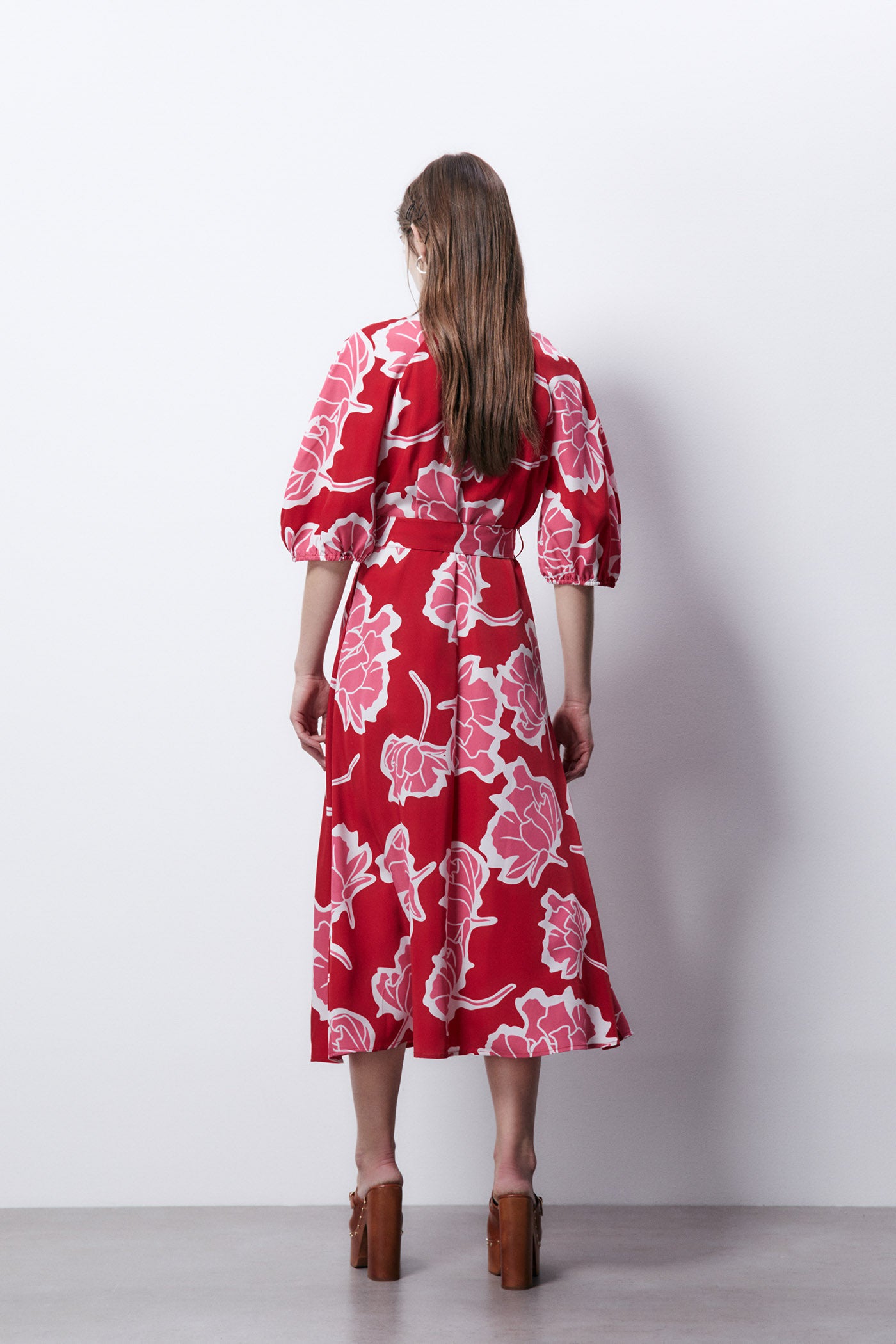 Sfera Belted midi dress 4 Shaws Department Stores