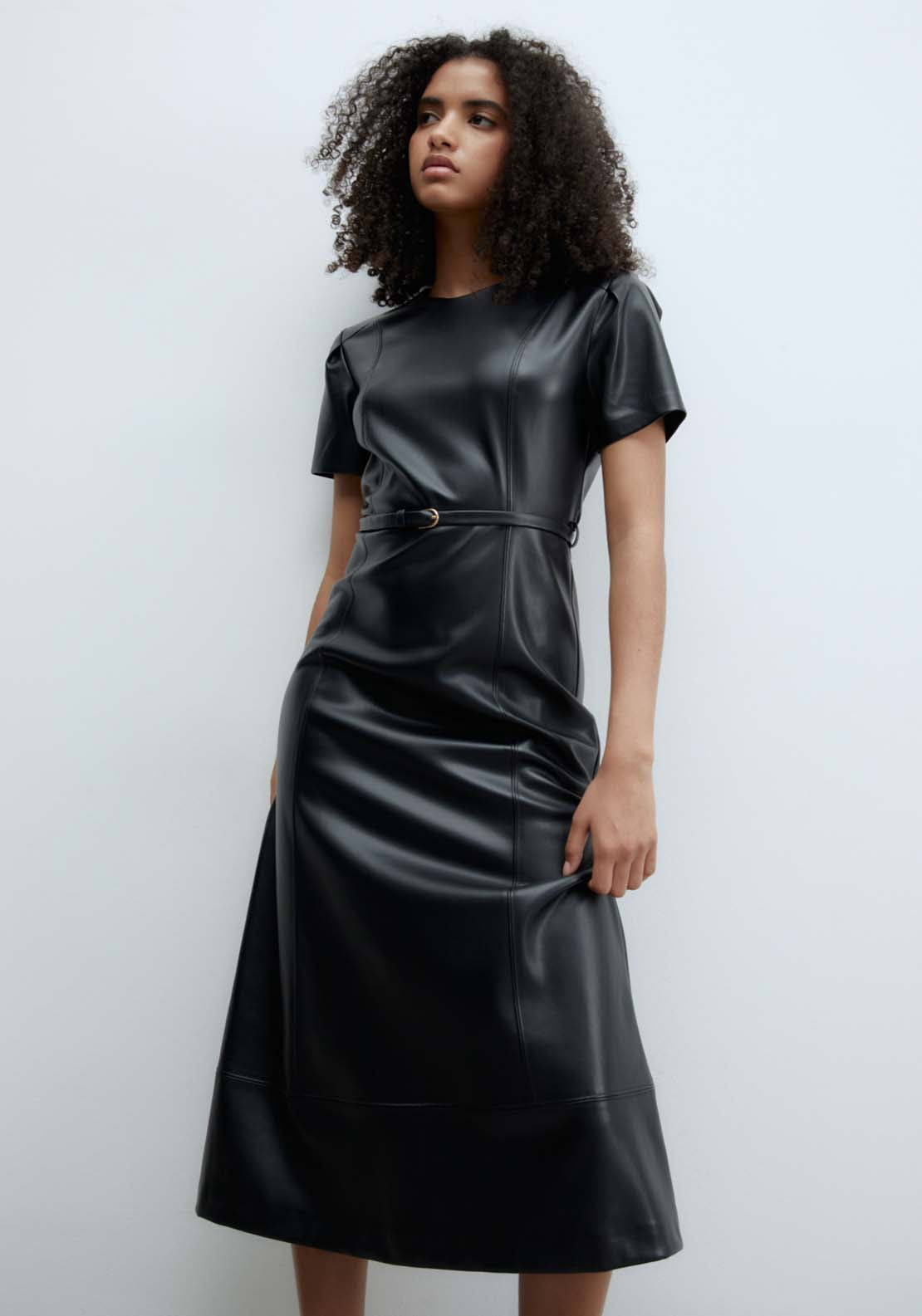 Midi dress - Black Midi dress - Black