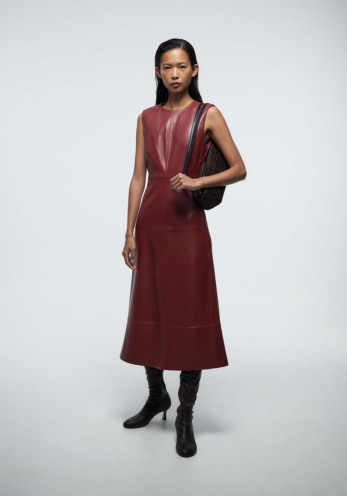Midi Dress - Red