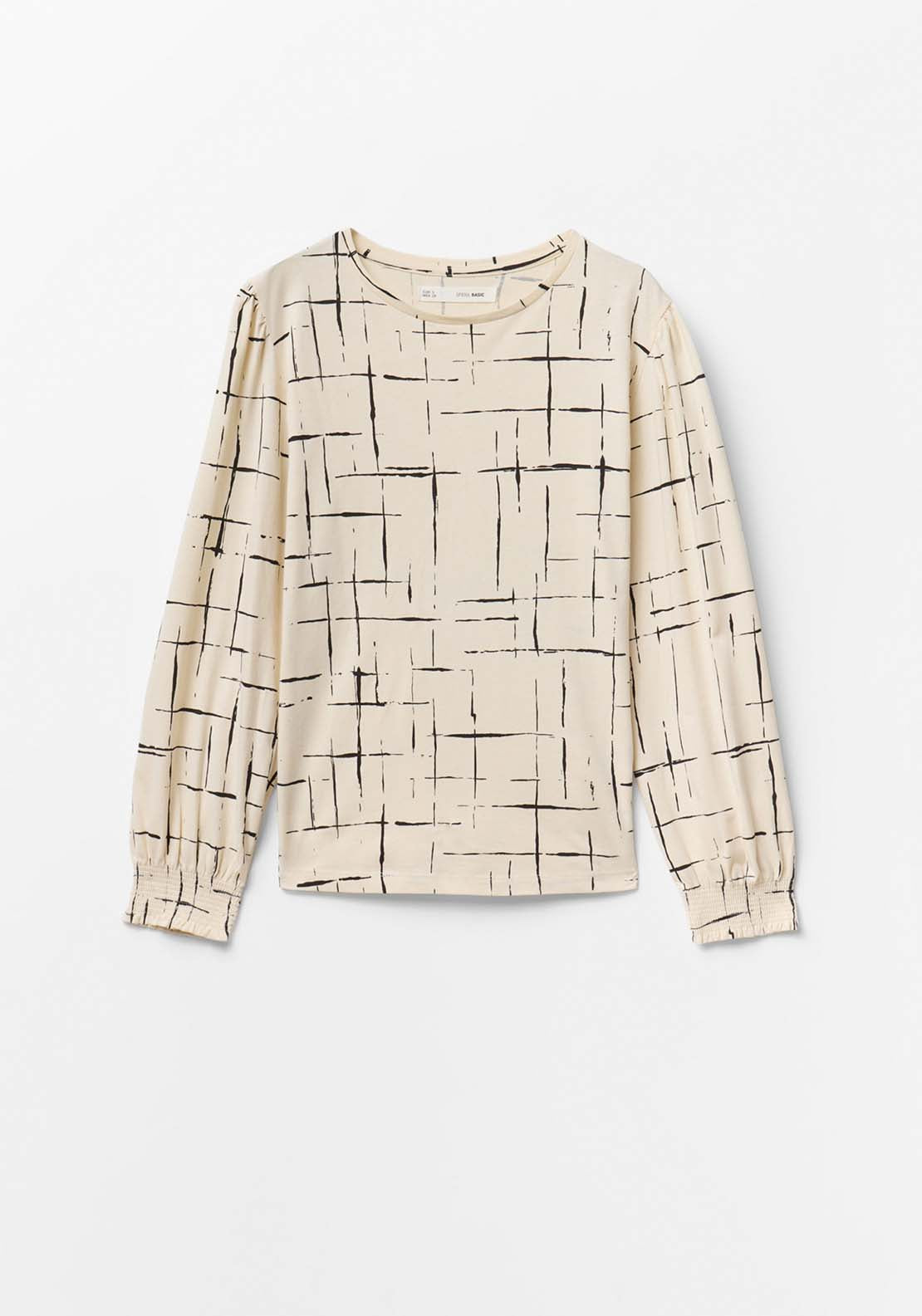 Printed Top - Black