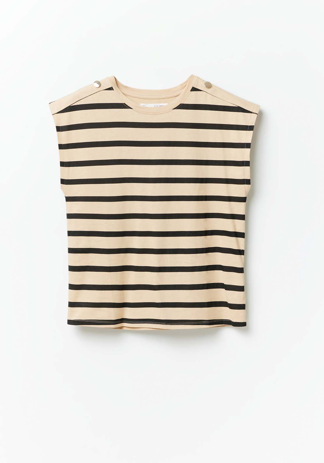 Sfera Printed Top - Sand 5 Shaws Department Stores