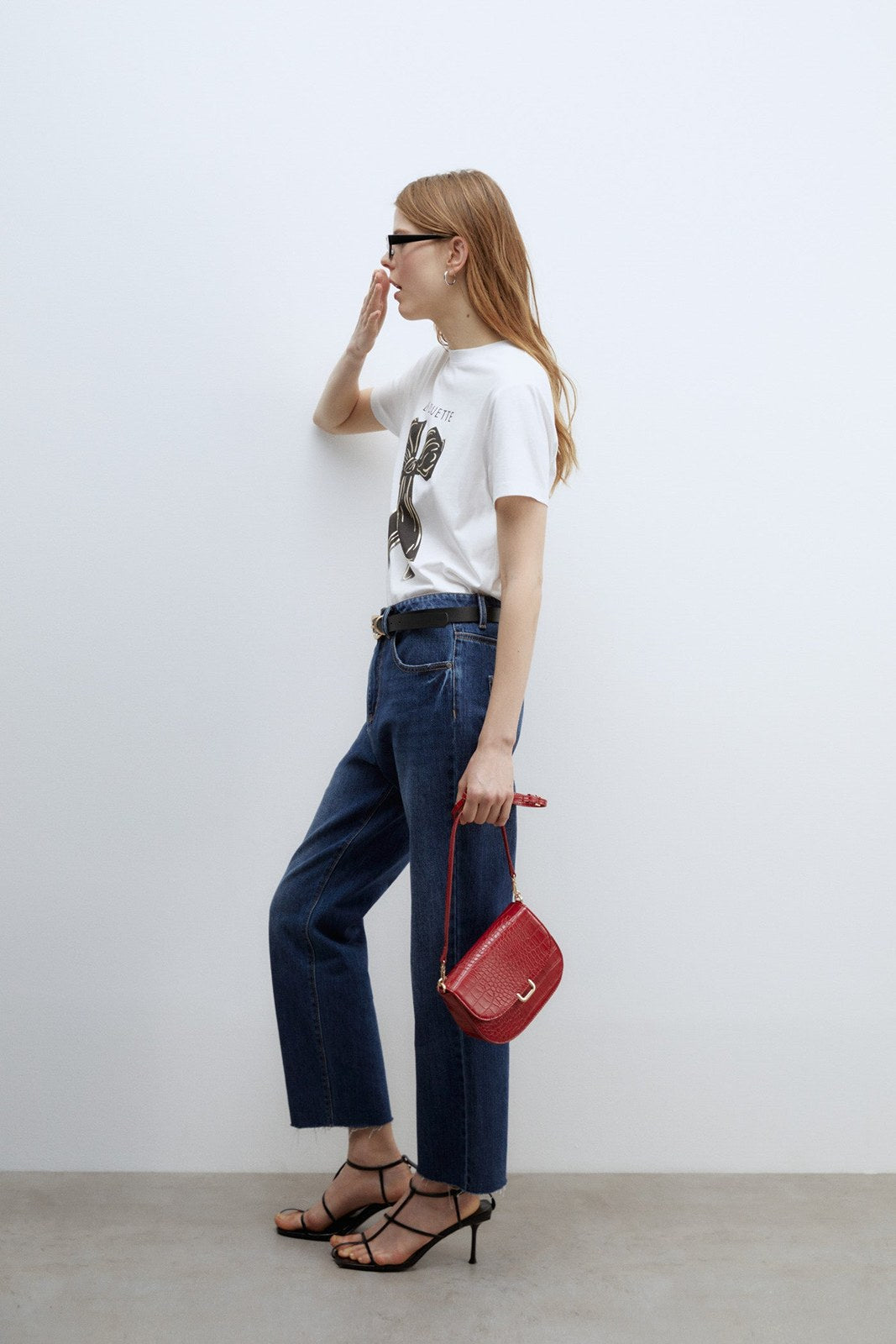 Sfera Motif T-shirt - Ecru 4 Shaws Department Stores