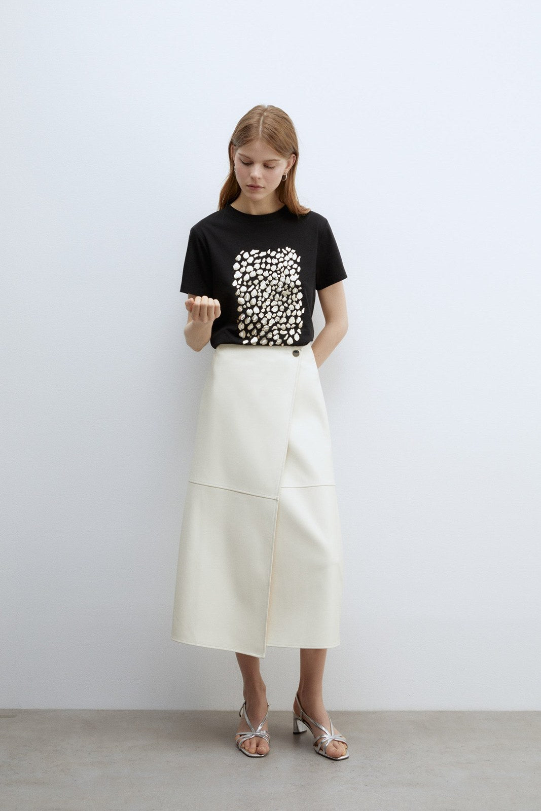 Sfera Motif T-shirt - Anthracite 4 Shaws Department Stores