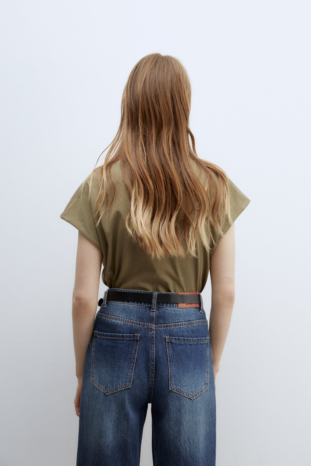 Sfera Motif T-shirt - Khaki 2 Shaws Department Stores