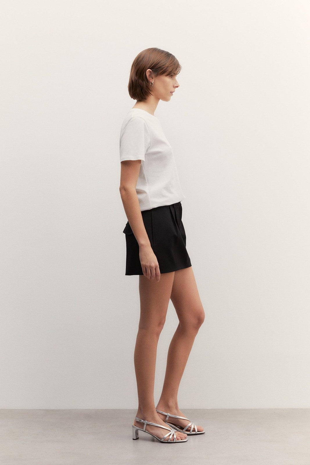 Sfera Sparkly pocket T-shirt - White 3 Shaws Department Stores
