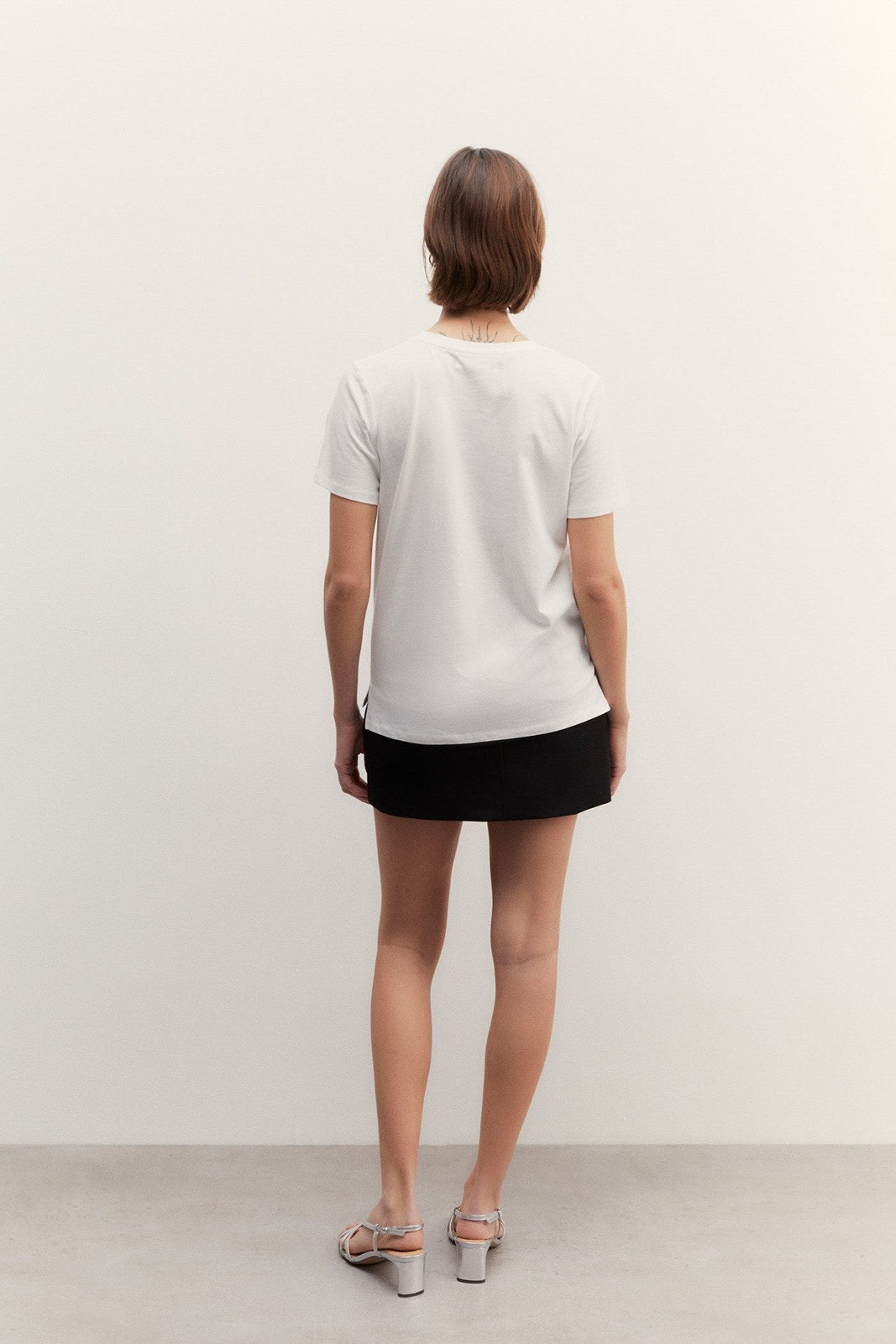 Sfera Sparkly pocket T-shirt - White 4 Shaws Department Stores