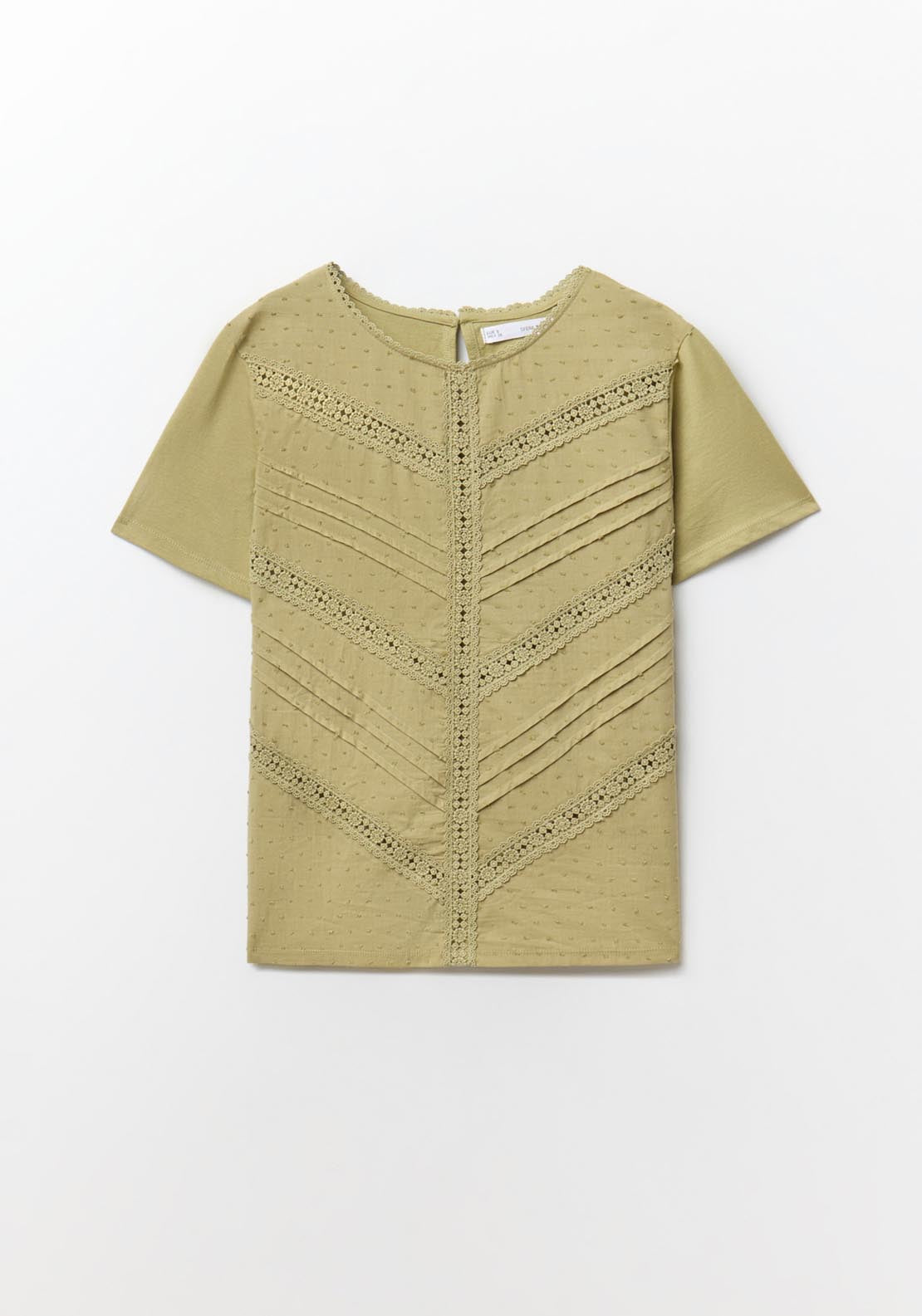 Sfera Plumetis T-Shirt - Khaki 6 Shaws Department Stores