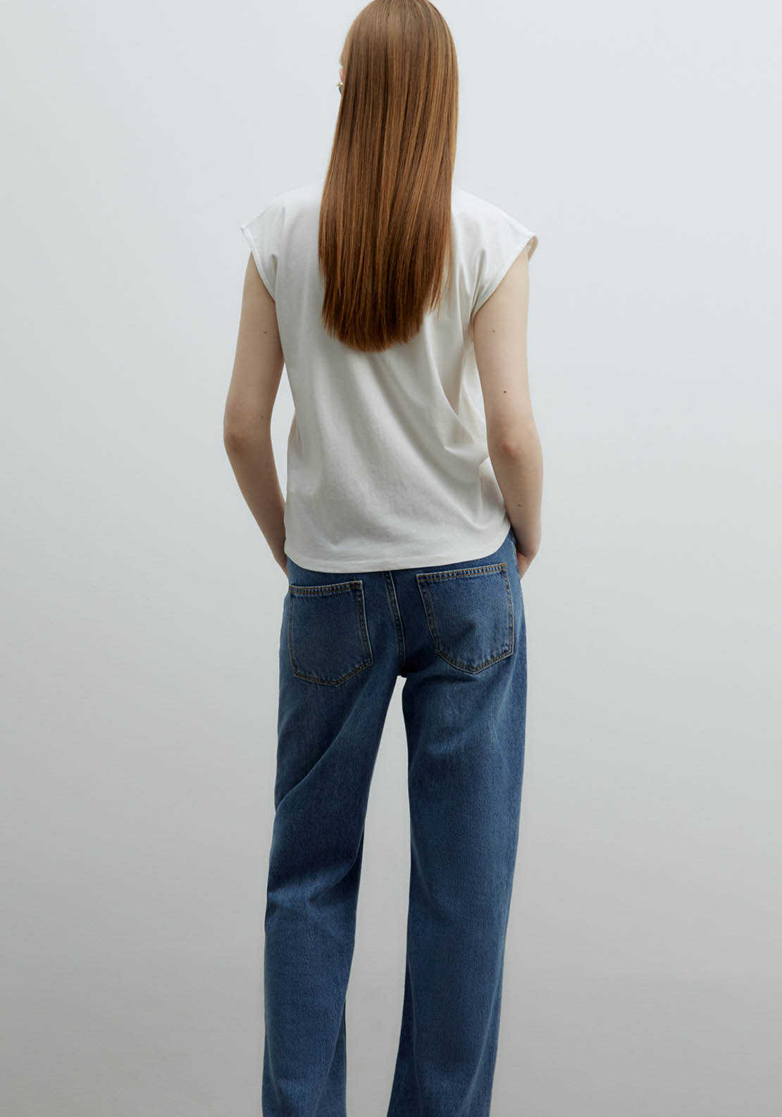 Sfera Sequined Chest Top - White 5 Shaws Department Stores
