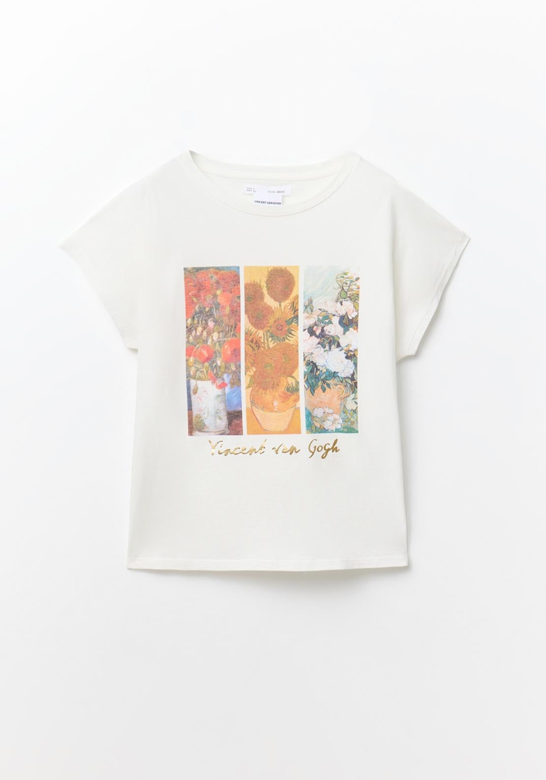 Sfera Licensed Flowers T-Shirt - White 6 Shaws Department Stores