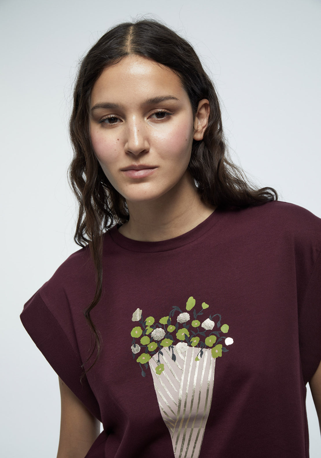 Front Graphic Top - Red