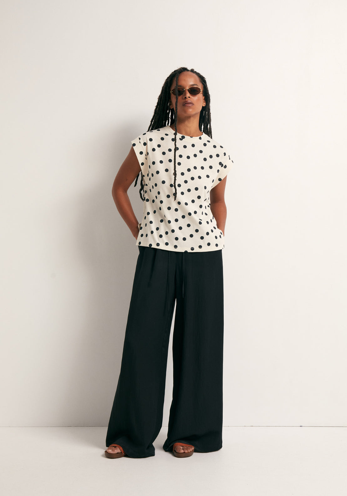 Basic Animal Printed T-Shirt - White